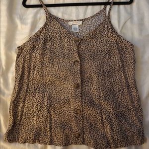 Leopard Crop Tank (Medium)